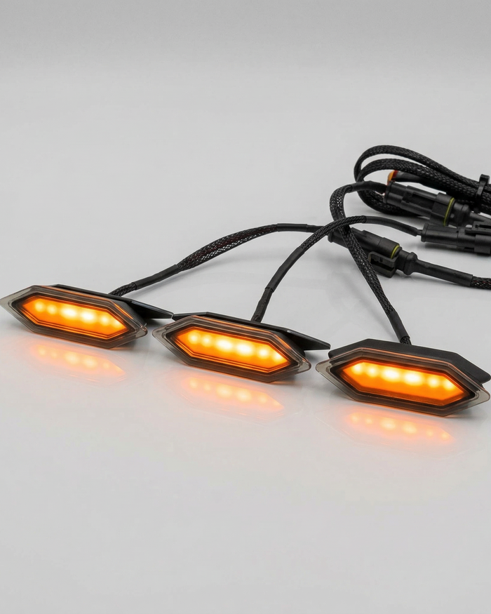 Foton V9 Front Grille Lights - Amber