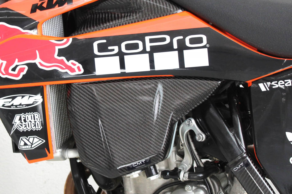 KTM EXC EXF LOWER CARBON TANK COVER 2020-2023