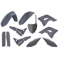 Honda CR125 02-07  CR250 02-07 Polisport Restyle Plastics Kit oem, black, white, grey