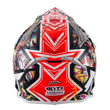 KYT HELMET STRIKE EAGLE - NEW YORK RED